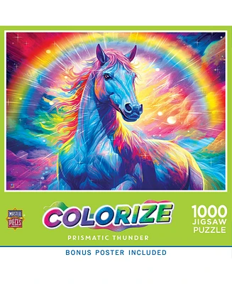 MasterPieces Puzzles MasterPieces Colorize - Prismatic Thunder 1000 Piece Jigsaw Puzzle