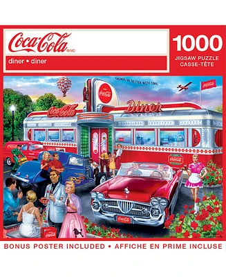 Masterpieces Coca-Cola - Diner 1000 Piece Jigsaw Puzzle for Adults