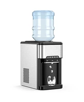 Inolait Sugift Water Cooler Dispenser 3-in-1 with Built-in Ice Maker and 3 Temperature Settings