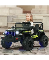 Sugift 12V Kids Ride-on Jeep Car with 2.4 G Remote Control