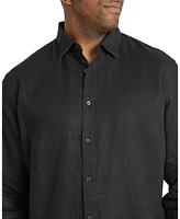 Johnny Bigg Big & Tall Resort Relaxed Fit Linen Shirt