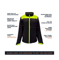 RefrigiWear Women's Two-Tone Hi Vis Insulated Softshell Jacket, -20°F (-29°C)