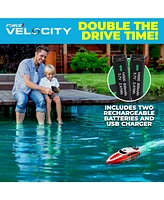Force1 Velocity Red Fast Rc Boat - Red