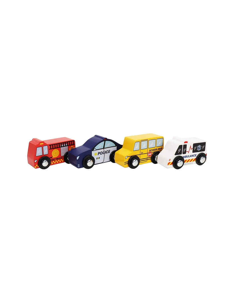 Leo & Friends Wooden Emergency Vehicles - Assorted pre