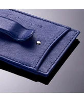 Alpine Swiss Men's Money Clip Thin Front Pocket Wallet Genuine Leather Card Case