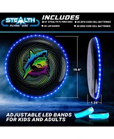 Usa Toyz Stealth Led Flying Disc - Black/Blue