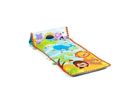 Slickblue Toddler 4-in-1 Baby Play Gym Mat with 3 Hanging Educational Toys