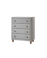 Simplie Fun Cleo Chest, Gray Boucle