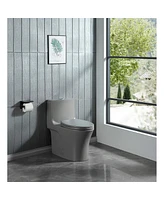 Streamdale Furniture Dual Flush 1-Piece Elongated Toilet