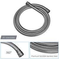 12" Rain Shower Head Systems With Waterfall Tub Spout, Brushed Nickel, Ceiling Mounted Shower