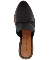 Lucky Brand Women's Marisole Braided Block-Heel Clog Mules