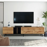 Modern 80" Tv Stand with Large Storage