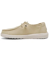 Hey Dude Women's Wendy Canvas Casual Moccasin Sneakers from Finish Line