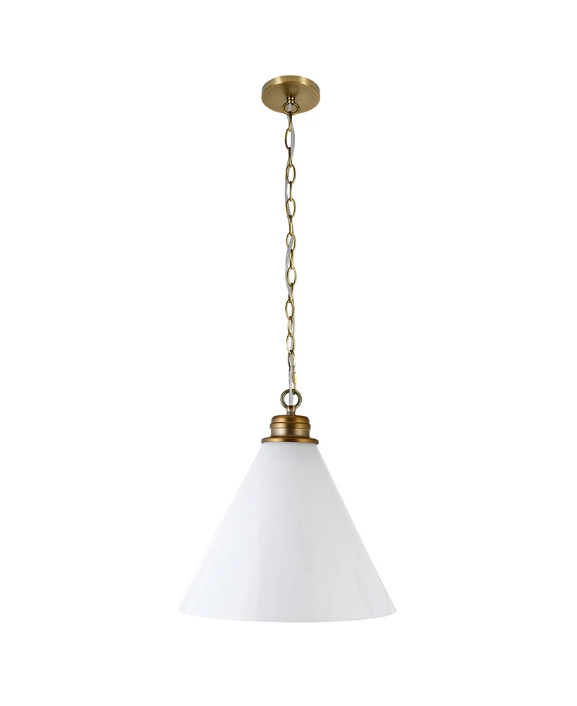 Hudson & Canal Canto 15.88" Wide Pendant with Glass Shade