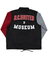 The Museum Men's x D.c. United Black Full-Snap Coaches Jacket