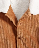 First Impressions Baby Boys Knit Corduroy Jacket With Faux-Sherpa Collar, Created for Macy's