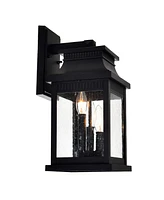 Cwi Lighting 16" Metal Milford 3 Light Outdoor Wall Lantern