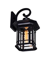 Cwi Lighting 17.3" Metal Blackburn 1 Light Outdoor Wall Lantern