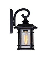 Cwi Lighting 12.9" Metal Blackburn 1 Light Outdoor Wall Lantern