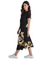 Dkny Women's T-Shirt Midi Dress