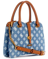 Guess Kuba Small Denim Satchel