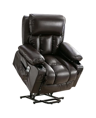 Streamdale Furniture Electric Recliner Chair with Heat & Massage