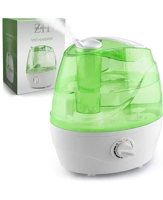 Zulay Kitchen Cool Mist Humidifiers For Bedroom (2.2L Water Tank)