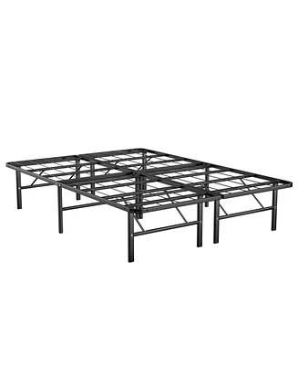 Slickblue Foldable Metal Platform Bed with Tool-Free Assembly