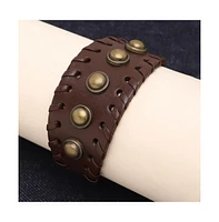 Sohi Women's Studded Leather Bracelet