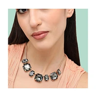 Sohi Women's Crystal Collar Necklace