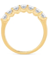 Diamond Oval Seven Stone Band (1-1/2 ct. t.w.) 14k Gold