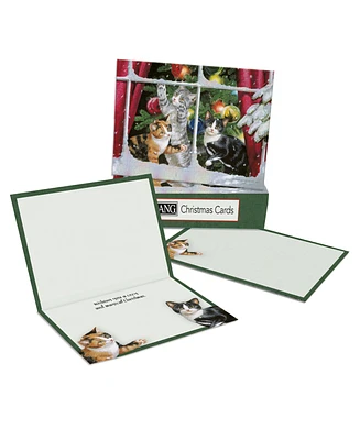 Lang Kitten Christmas Boxed Cards