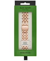 Kate Spade New York Women's Rose Gold-Tone Stainless Steel Band for Apple Watch, 42,44,45,49mm