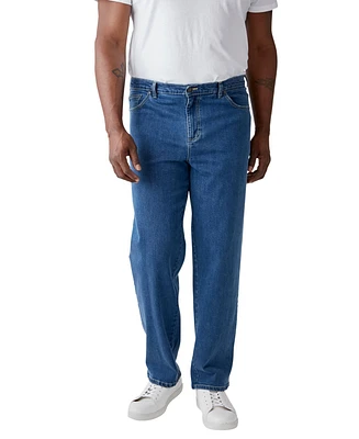 Liberty Blues Big & Tall by KingSize Loose Fit 5-Pocket Stretch Jeans