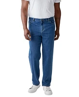 Liberty Blues Big & Tall by KingSize Loose Fit 5-Pocket Stretch Jeans