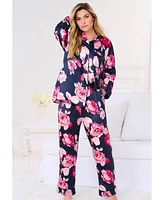 Amoureuse Women's The Luxe Satin Pajama Set