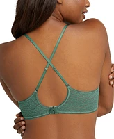 Maidenform Pure Comfort Stretch Lace Demi Underwire Bra DM202C