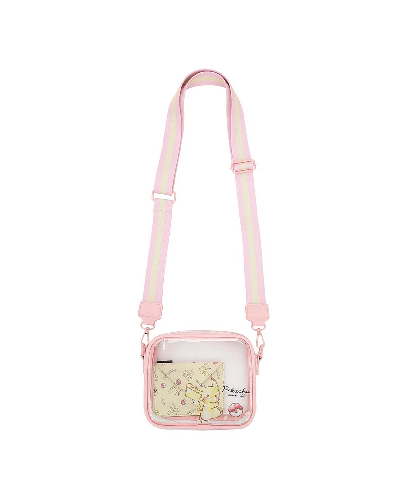 Pokemon Pokemon Pikachu Number 025 Clear Crossbody & Wallet Stadium Bag