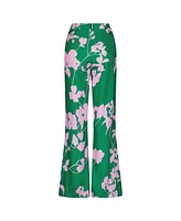 Mac Duggal Women's Printed Crepe High Waisted Wide Leg Trousers