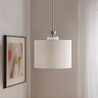 Streamdale Furniture Pacific Metal Pendant With Drum Shade