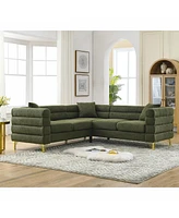 Streamdale Furniture 81.5" Oversized L-Shaped Sectional Sofa Cover - 5-Seater