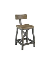 Simplie Fun Lancaster Counter Stool With Back