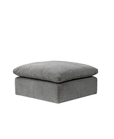 Simplie Fun Naveen Modular - Ottoman In Gray Linen