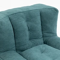 Bean bag and ottoman set for adults and kids