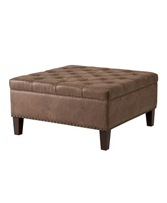 Simplie Fun Tufted Square Cocktail Ottoman