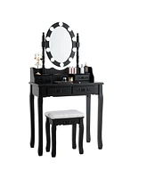 Vanity Dressing Table 10 Dimmable Bulbs Touch Switch for Bedroom
