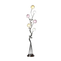 Streamdale Furniture 58.5" In 6 Aluminum Led Zeus Metal Floor Lamp