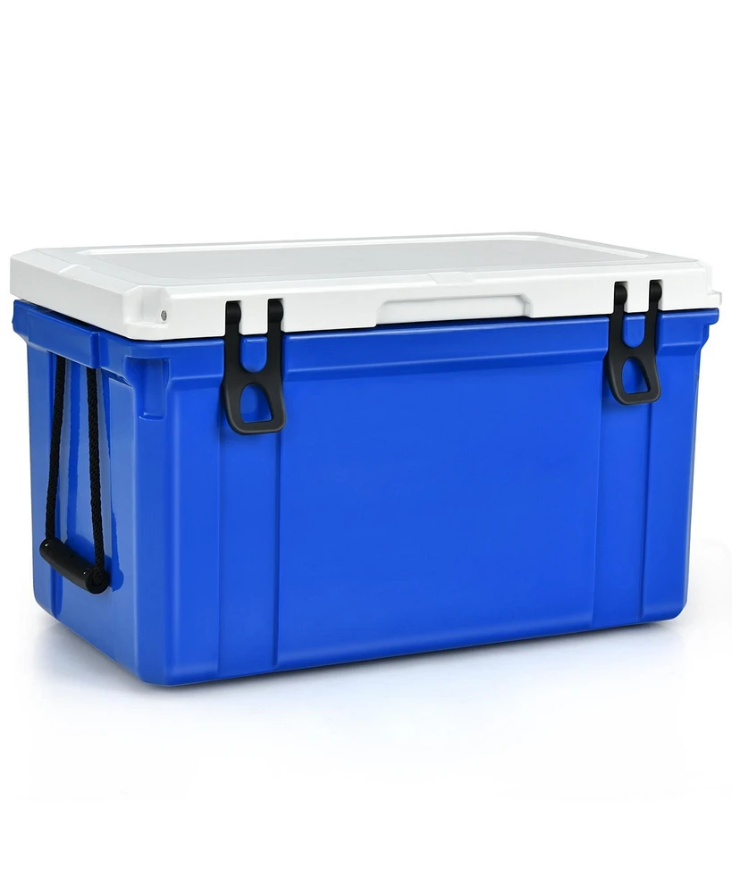 Slickblue 58 Quart Leak-Proof Portable Cooler Ice Box for Camping-Blue