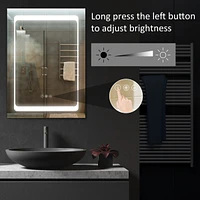 Bathroom Medicine Cabinet with Led Light & 3 Shelves