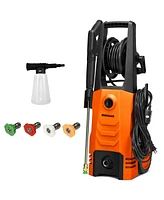 Sugift 3500PSI Electric High Power Pressure Washer for Car Fence Patio Garden Cleaning